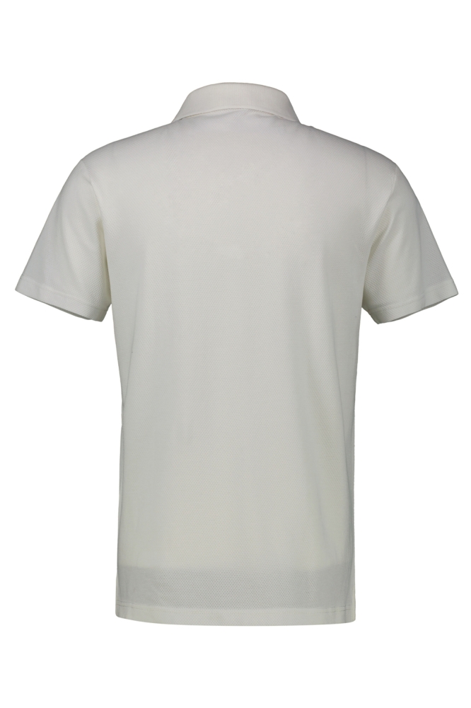 POLO IN ZACHTE WAFELPIQUE KWALITEIT 2543204 103 Broken white